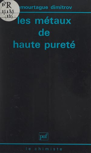 Téléchargez le livre :  Les métaux de haute pureté