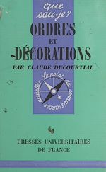 Download this eBook Ordres et décorations