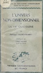 Télécharger le livre :  L'univers non-dimensionnel et la vie qualitative