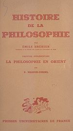Télécharger le livre :  Histoire de la philosophie