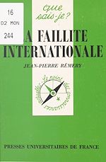 Download this eBook La faillite internationale