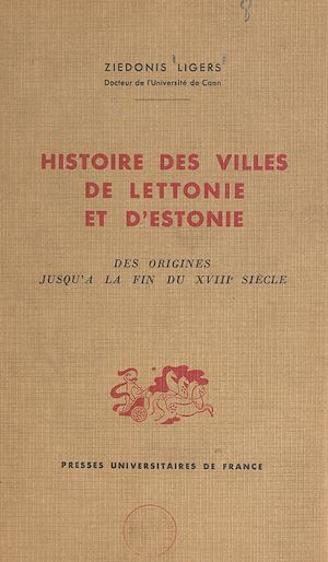 Download the eBook: Histoire des villes de Lettonie et d'Estonie