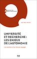 Télécharger le livre :  Université et Recherche : les enjeux de l'autonomie