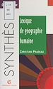 Télécharger le livre :  Lexique de géographie humaine