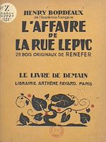 Download this eBook L'affaire de la rue Lepic