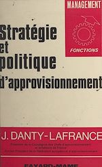 Download this eBook Stratégie et politique d'approvisionnement