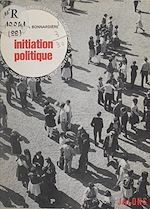 Download this eBook Initiation politique