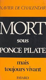 Download this eBook Mort sous Ponce Pilate