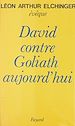 Télécharger le livre :  David contre Goliath aujourd'hui
