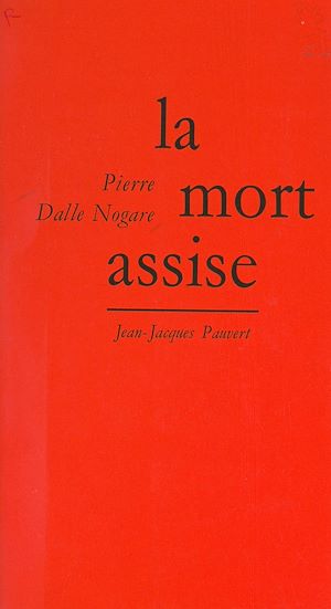 Téléchargez le livre :  La mort assise