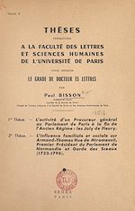 Télécharger le livre :  L'activité d'un procureur général au Parlement de Paris à la fin de l'Ancien Régime, les Joly de Fleury