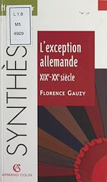Download this eBook L'exception allemande, XIXe-XXe siècle