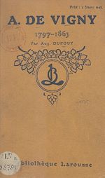 Download this eBook A. de Vigny, 1797-1863