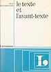 Télécharger le livre :  Le texte et l'avant-texte