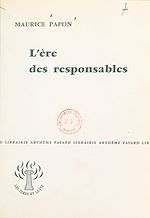 Télécharger le livre :  L'ère des responsables