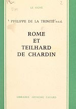 Download this eBook Rome et Teilhard de Chardin