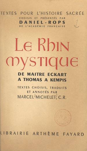 Download the eBook: Le Rhin mystique : de Maître Eckart à Thomas a Kempis