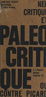 Télécharger le livre :  Néo-critique et paléo-critique