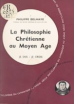 Download this eBook La philosophie chrétienne au Moyen Âge