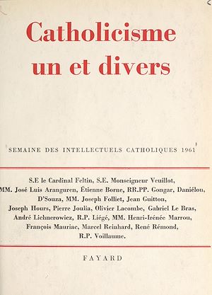 Download the eBook: Catholicisme un et divers