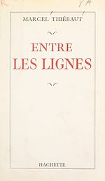 Télécharger le livre :  Entre les lignes