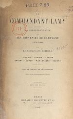 Télécharger le livre :  Le commandant Lamy, d'après sa correspondance et ses souvenirs de campagne (1858-1900)