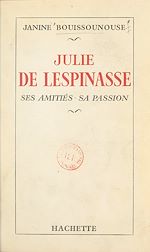Télécharger le livre :  Julie de Lespinasse