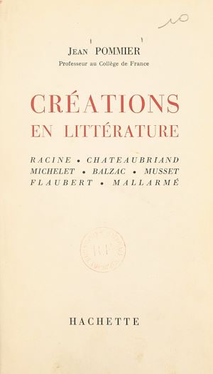 Téléchargez le livre :  Créations en littérature