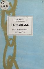Télécharger le livre :  Le mariage