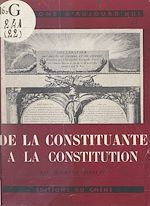 Download this eBook De la Constituante à la constitution