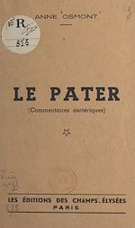 Télécharger le livre :  Le Pater