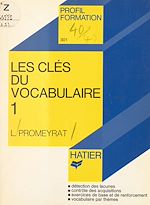 Télécharger le livre :  Les clés du vocabulaire (1)