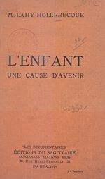 Télécharger le livre :  L'enfant, une cause d'avenir