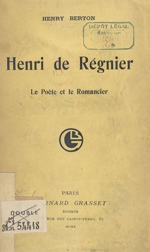 Téléchargez le livre :  Henri de Régnier