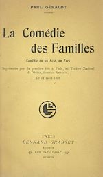 Télécharger le livre :  La comédie des familles