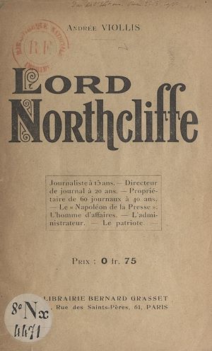 Téléchargez le livre :  Lord Northcliffe