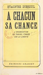 Télécharger le livre :  À chacun sa chance
