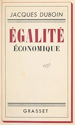 Télécharger le livre :  Égalité économique