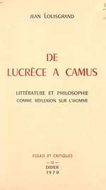 Télécharger le livre :  De Lucrèce à Camus