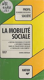 Télécharger le livre :  La mobilité sociale