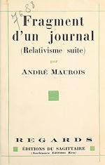 Télécharger le livre :  Fragment d'un journal, août-septembre 1930