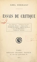Télécharger le livre :  Essais de critique