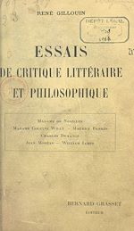 Télécharger le livre :  Essais de critique littéraire et philosophique