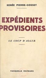 Télécharger le livre :  Expédients provisoires