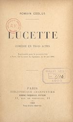 Télécharger le livre :  Lucette