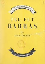 Télécharger le livre :  Tel fut Barras