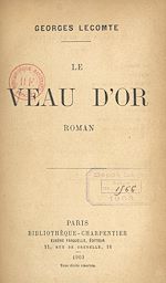Télécharger le livre :  Le veau d'or