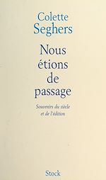 Télécharger le livre :  Nous étions de passage