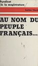 Télécharger le livre :  Au nom du peuple français