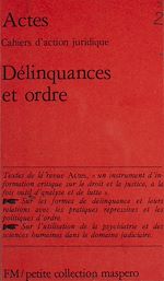 Télécharger le livre :  Délinquances et Ordre